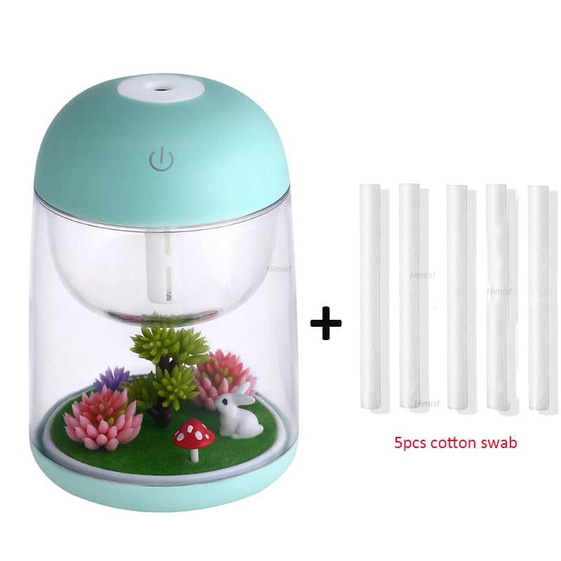 Mini Portable Mist Humidifier Transparent Micro-landscape Air Humidifier