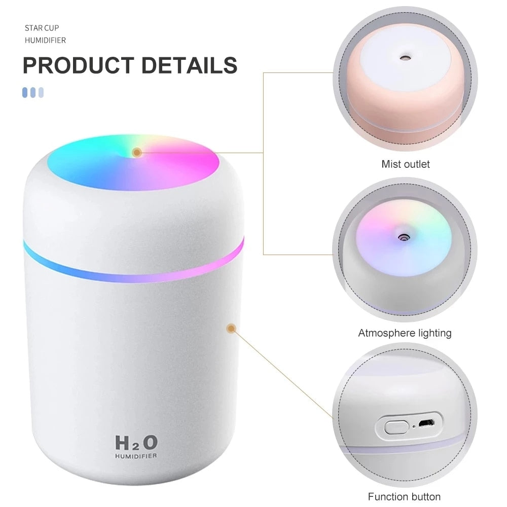 Portable 300ml Electric Air Humidifier