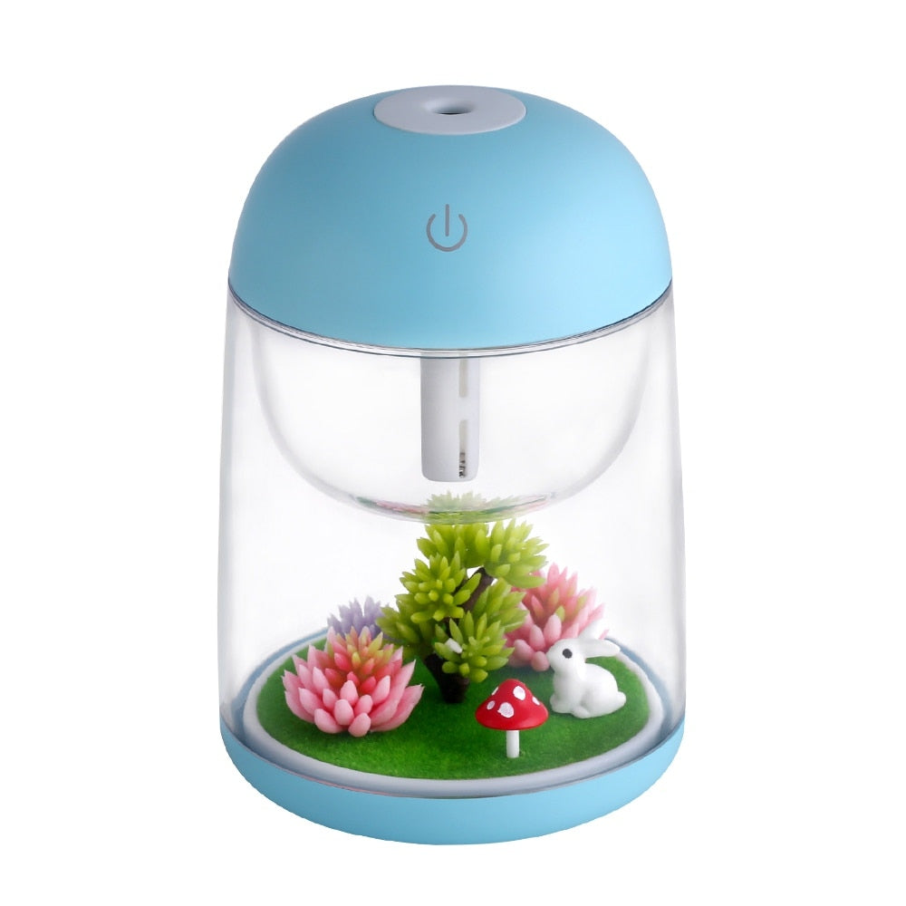 Mini Portable Mist Humidifier Transparent Micro-landscape Air Humidifier