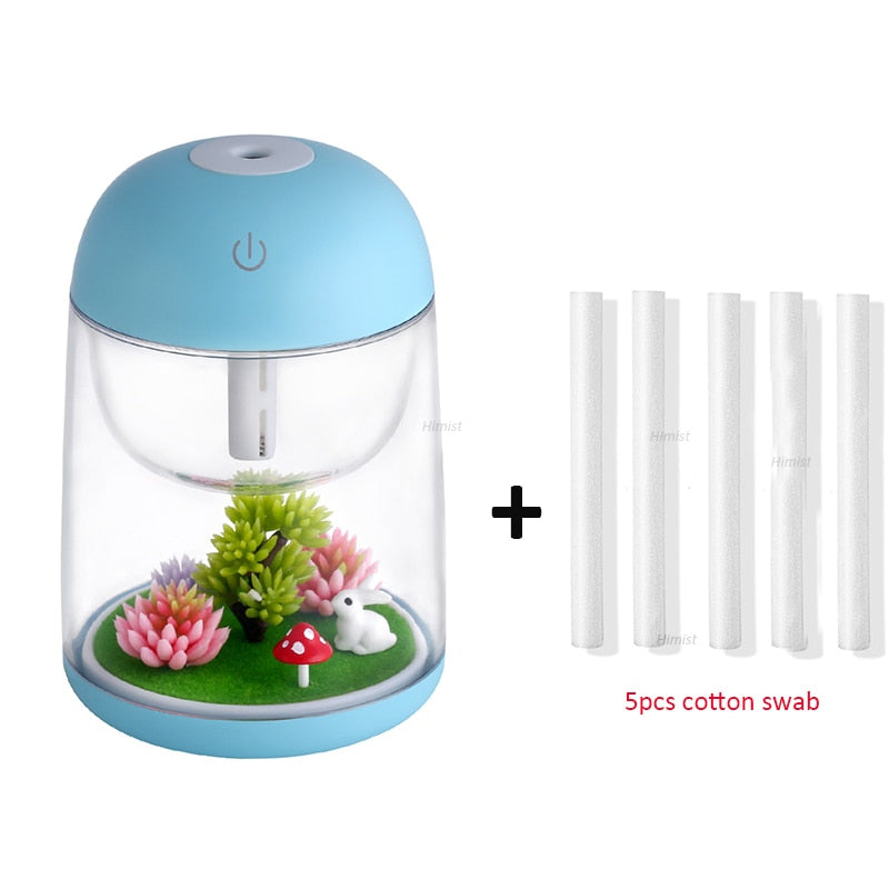 Mini Portable Mist Humidifier Transparent Micro-landscape Air Humidifier